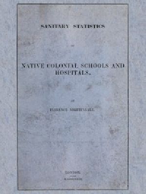 [Gutenberg 52653] • Sanitary Statistics of Native Colonial Schools and Hospitals